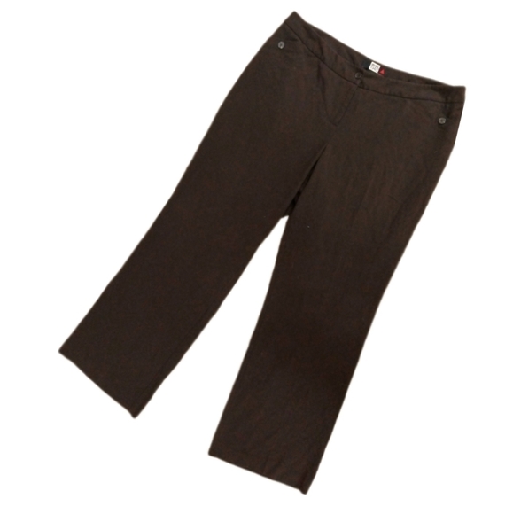 Y2K Studio 1940 Women's Melissa Brown Wide Leg Dress Pants Size 2 - Picture 1 of 7